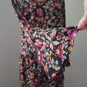 DONATING H&M Divided Drop Waist Floral Dress Bell Sleeves